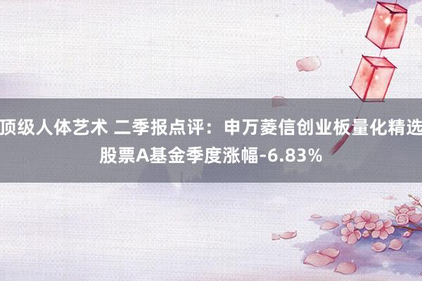 顶级人体艺术 二季报点评：申万菱信创业板量化精选股票A基金季度涨幅-6.83%