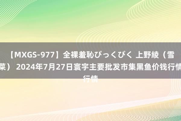 【MXGS-977】全裸羞恥ぴっくぴく 上野綾（雪菜） 2024年7月27日寰宇主要批发市集黑鱼价钱行情