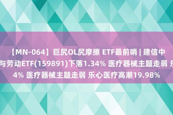 【MN-064】巨尻OL尻摩擦 ETF最前哨 | 建信中证全指医疗保健斥地与劳动ETF(159891)下落1.34% 医疗器械主题走弱 乐心医疗高潮19.98%