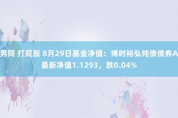 男同 打屁股 8月29日基金净值：博时裕弘纯债债券A最新净值1.1293，跌0.04%