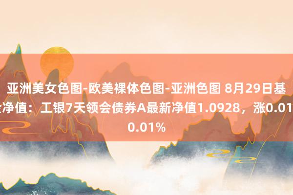 亚洲美女色图-欧美裸体色图-亚洲色图 8月29日基金净值：工银7天领会债券A最新净值1.0928，涨0.01%